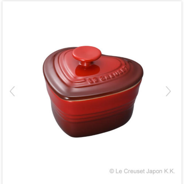 LE CREUSET(ルクルーゼ)のル・クルーゼ ラムカンダムールS  レッド 新品未使用  蓋つき インテリア/住まい/日用品のキッチン/食器(食器)の商品写真