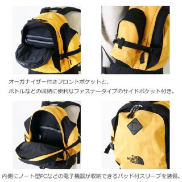 THE NORTH FACE(ザノースフェイス)の新品 ノースフェイス  ワサッチ バックパック イエロー メンズのバッグ(バッグパック/リュック)の商品写真