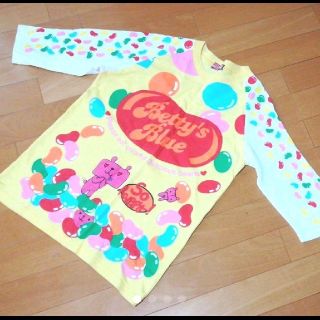 ベティーズブルー(BETTY'S BLUE)のBetty's Blue★Tシャツ　カットソー　S ベティーズブルー(シャツ/ブラウス(長袖/七分))