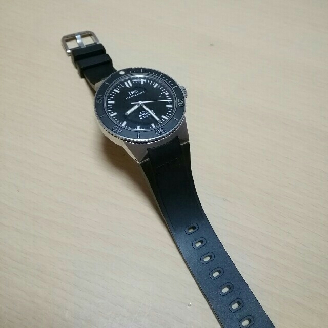 IWC　アクアタイマー用ラバーベルト　尾錠セット