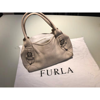 フルラ(Furla)のFURLA ハンドバッグ ホワイト 白 卒園式、入園式にも…(ハンドバッグ)