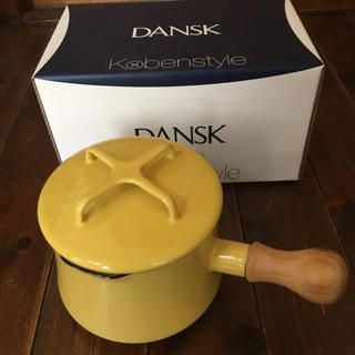 ダンスク(DANSK)のDANSK/ダンスク　コベンスタイル　イエロー 片手鍋　径13cm 新品未使用(鍋/フライパン)