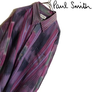 ポールスミス(Paul Smith)の古着 Paul Smith 総柄 アート シャツ 個性的 菅田将暉風(シャツ)