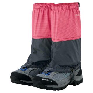 モンベル(mont bell)のモンベル GORE-TEX ライトスパッツ セミロング Sサイズ ピンク(登山用品)