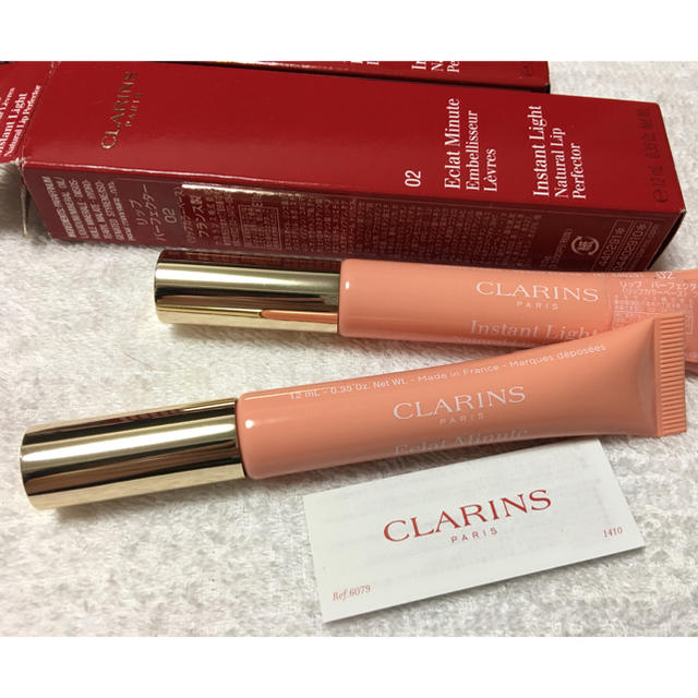 CLARINS(クラランス)の新品未使用☆CLARINS クラランス リップ パーフェクター #02 コスメ/美容のベースメイク/化粧品(リップグロス)の商品写真