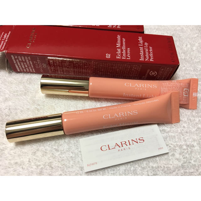 CLARINS(クラランス)の新品未使用 CLARINS クラランス リップ パーフェクター #02 コスメ/美容のベースメイク/化粧品(リップグロス)の商品写真