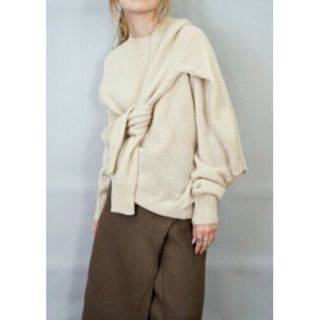 アメリヴィンテージ(Ameri VINTAGE)のHELK CREW NECK DOBKING 2WAY TOPS(ニット/セーター)