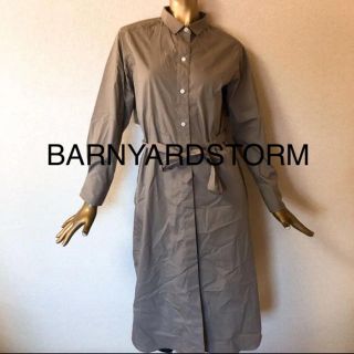 バンヤードストーム(BARNYARDSTORM)の☘R242☘ BARNYARDSTORM シャツワンピ  F(ロングワンピース/マキシワンピース)