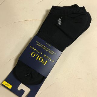 ポロラルフローレン(POLO RALPH LAUREN)のポロラルフローレン テクニカル スポーツ  ソックス(黒)  3足(ソックス)