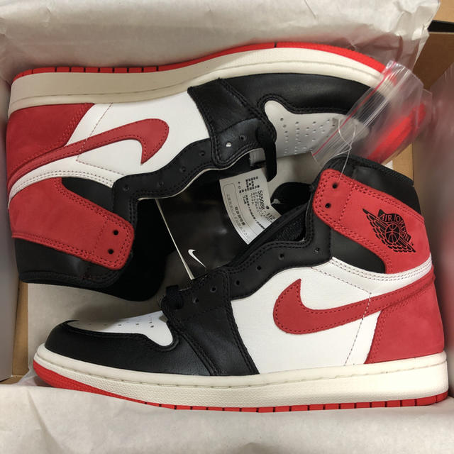 新品 NIKE AIR JORDAN 1 エア ジョーダン TRACK RED