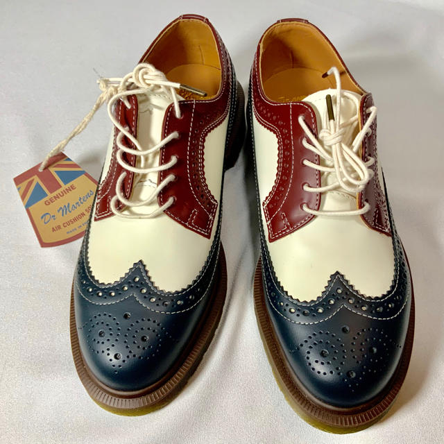 ????新品 未使用????Dr Martens トリコロール コンビ ウィンチップ