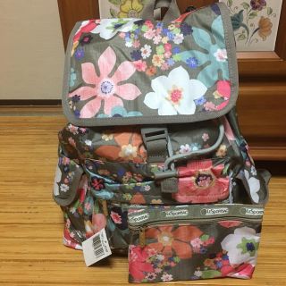 レスポートサック(LeSportsac)のあおちゃん様専用 訳あり新品未使用！ポーチ付き タグ付きレスポ リュック(リュック/バックパック)