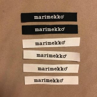 マリメッコ(marimekko)のマリメッコ marimekko ロゴ リボン 6ロゴ(各種パーツ)