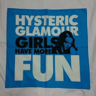 ヒステリックグラマー(HYSTERIC GLAMOUR)のヒステリックグラマー バンダナ(ブルー)(バンダナ/スカーフ)