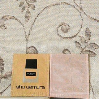 シュウウエムラ(shu uemura)の小夜様専用　シュウウエムラ　新 ファンデーション　サンプル　2点 セット(サンプル/トライアルキット)