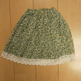ハンドメイド 花柄スカート 90(スカート)