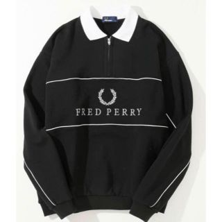 フレッドペリー(FRED PERRY)のFRED PERRY×AMERICANRAGCIE/襟付きハーフジップスウェット(スウェット)