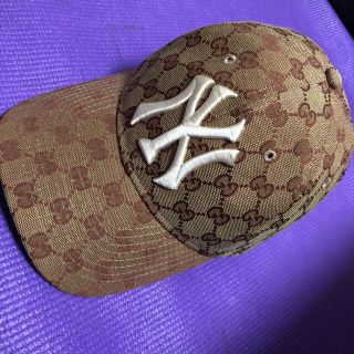 グッチ(Gucci)のGUCCI×MLB（NYヤンキース）(キャップ)