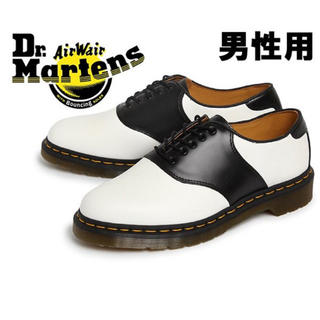 ドクターマーチン(Dr.Martens)のドクターマーチン ラフィ サドルシューズホワイトブラック ブーツ(ブーツ)