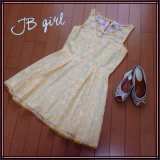 ジョリーブティック(Jolly Boutique)のJB girl☆フラワーレースワンピース(ミニワンピース)