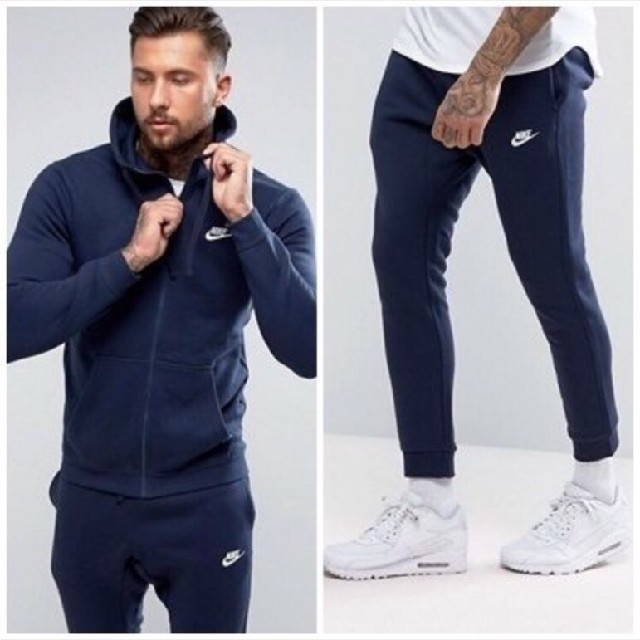 新品 NIKE ナイキ セットアップ 上下セット ジャージ ネイビー Lサイズ | フリマアプリ ラクマ