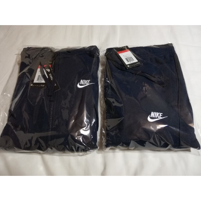 新品 NIKE ナイキ セットアップ 上下セット ジャージ ネイビー L 新品 NIKE ナイキ セットアップ 上下セット ジャージ ネイビー L