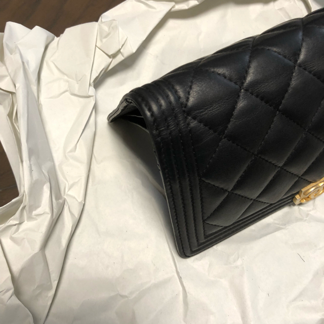 美品‼️】CHANEL シャネル 長財布 ボーイシャネル ブラック 黒 | livro