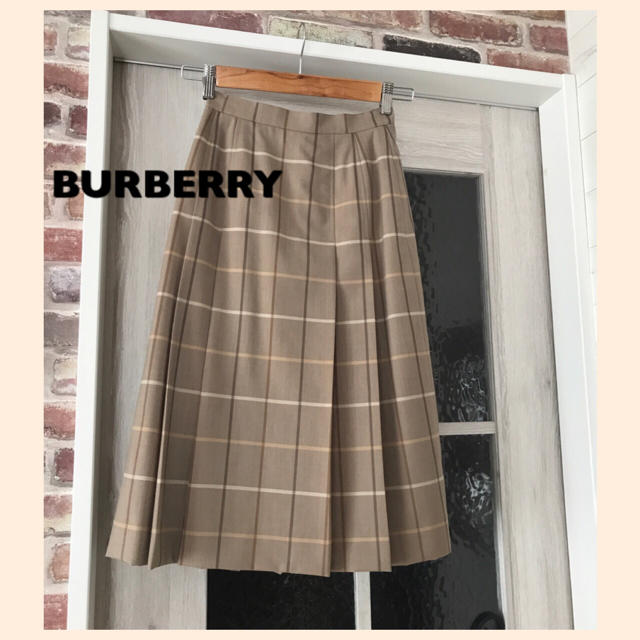 BURBERRY - BURBERRY♥ ボックスプリーツスカートの通販 by ￠☻shор ...
