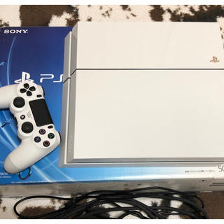 プレイステーション4(PlayStation4)の「PlayStation®4 グレイシャー・ホワイト 500GB (家庭用ゲーム機本体)