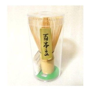 新品 １本 白竹 百本立 茶筅 茶道具 100本立 高さ約11cm(調理道具/製菓道具)