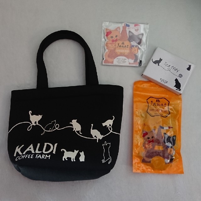 KALDI(カルディ)のカルディ  猫 ネコ ねこ の日バッグ   レディースのバッグ(トートバッグ)の商品写真