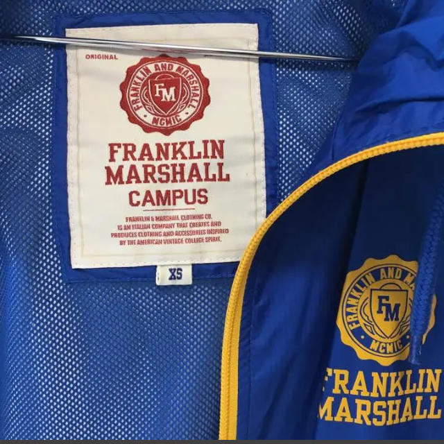 FRANKLIN&MARSHALL(フランクリンアンドマーシャル)のFRANKLIN MARSHALL ウインドブレーカー(小柄女性にオススメ) メンズのジャケット/アウター(ナイロンジャケット)の商品写真