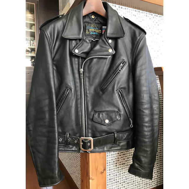 再入荷】 Schott - schott 613-XX 38インチ ライダースジャケット ワン