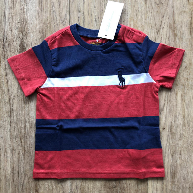 Ralph Lauren(ラルフローレン)のラルフローレン ボーダー キッズ/ベビー/マタニティのベビー服(~85cm)(Ｔシャツ)の商品写真