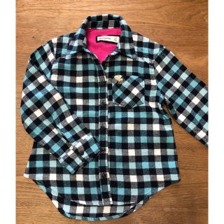 アバクロンビーアンドフィッチ(Abercrombie&Fitch)のアバクロ&フィッチ チェックネルシャツ100(Tシャツ/カットソー)