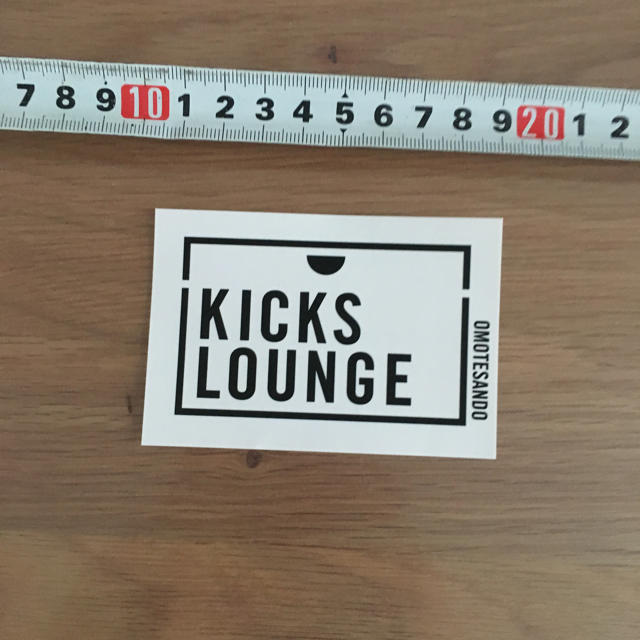 NIKE(ナイキ)のNike kicks lounge キックス ステッカー シール ノベルティ エンタメ/ホビーのコレクション(ノベルティグッズ)の商品写真