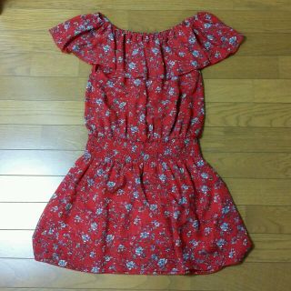 マジェスティックレゴン(MAJESTIC LEGON)のMAJESTIC LEGON♥花柄ワンピ(ミニワンピース)