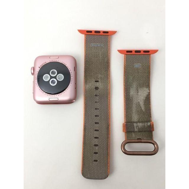 値下げ　Apple Watch Series2 42mm　ローズゴールドナイロン