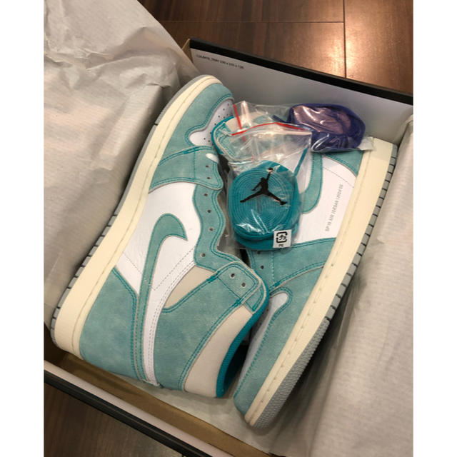 NIKE(ナイキ)のAIR JORDAN 1 RETRO HIGH OG TURBO GREEN メンズの靴/シューズ(スニーカー)の商品写真