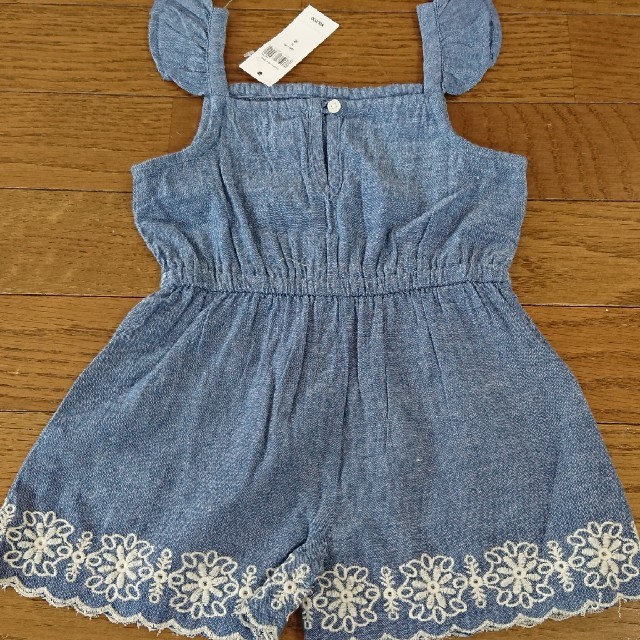 babyGAP(ベビーギャップ)のベビーGAP  デニムオールインワン☆新品 キッズ/ベビー/マタニティのキッズ服女の子用(90cm~)(ワンピース)の商品写真