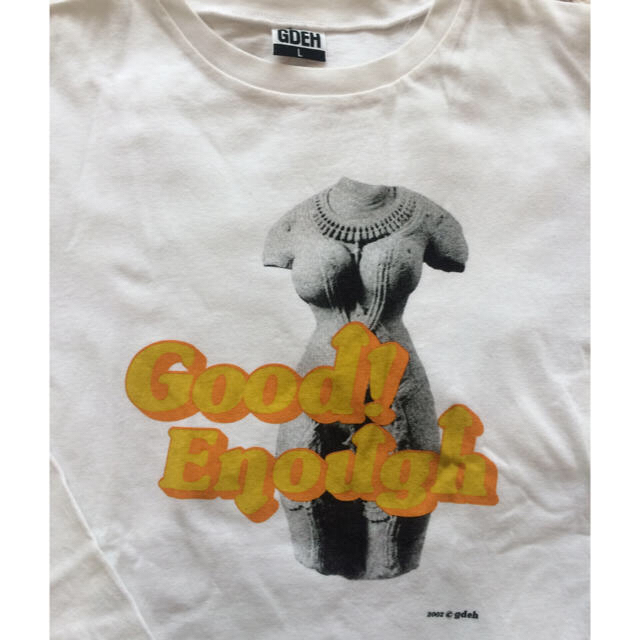 GOODENOUGH(グッドイナフ)のグッドイナフ 土偶ロンＴ Ｌサイズ 白 good enough メンズのトップス(Tシャツ/カットソー(七分/長袖))の商品写真