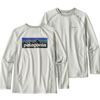 パタゴニア(patagonia)のパタゴニア　ラッシュガード　【人気】Ｐー６ロゴ(Tシャツ/カットソー(半袖/袖なし))