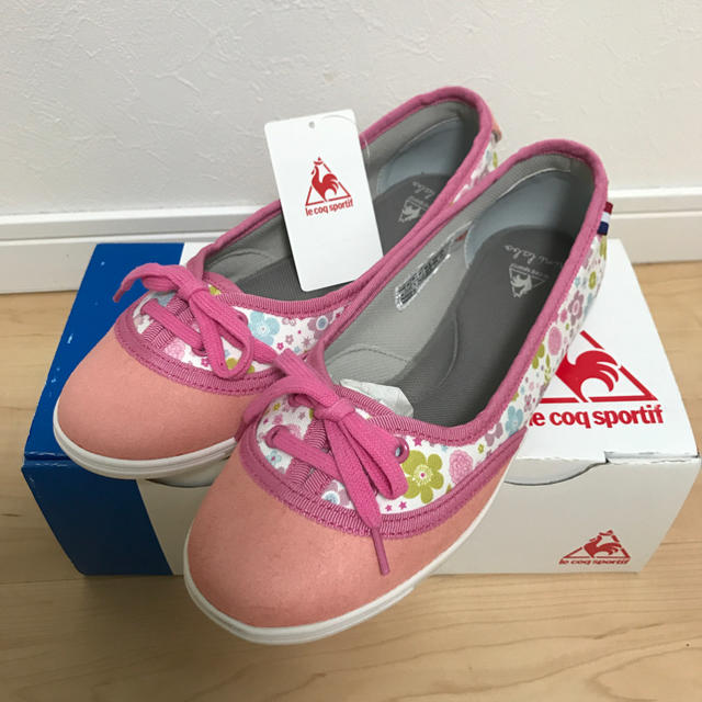 le coq sportif(ルコックスポルティフ)の新品★ le coq スニーカー 24.5cm レディースの靴/シューズ(スニーカー)の商品写真