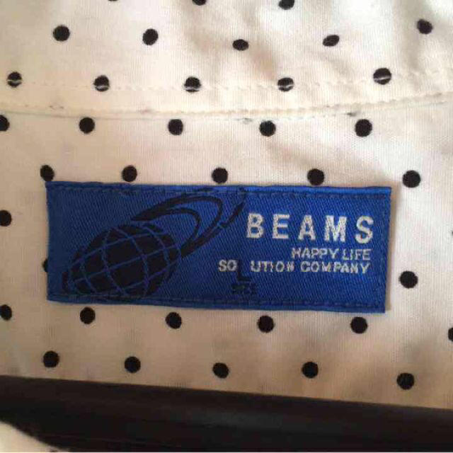 BEAMS(ビームス)のBEAMS ✳︎ ドットシャツ レディースのトップス(シャツ/ブラウス(半袖/袖なし))の商品写真