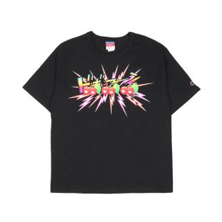 チャンピオン(Champion)の村上隆 cherry fukuoka ドギューン TEE BLACK XLサイズ(Tシャツ/カットソー(半袖/袖なし))