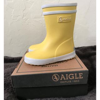 エーグル(AIGLE)のひまわり様専用　AIGLE レインブーツ（baby)(長靴/レインシューズ)