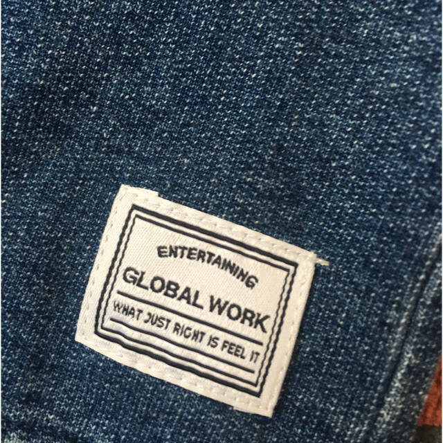 GLOBAL WORK(グローバルワーク)の新学期に！GLOBALWORK インディゴスウェット ＸＸＬ キッズ/ベビー/マタニティのキッズ服男の子用(90cm~)(Tシャツ/カットソー)の商品写真