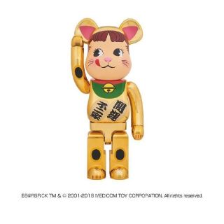 メディコムトイ(MEDICOM TOY)のBE@RBRICK 不二家 招き猫 ペコちゃん 1000% ベアブリック(その他)