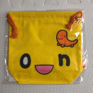 onちゃんフェイス巾着(キャラクターグッズ)