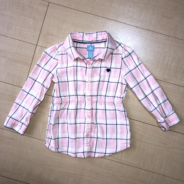 babyGAP(ベビーギャップ)の【サイズ95】babyGap  シャツワンピース キッズ/ベビー/マタニティのキッズ服女の子用(90cm~)(ワンピース)の商品写真